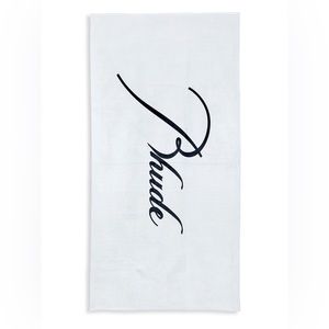 Rhude Cursive Logo Towel White